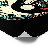 Dragon Wolf Yin Yang Chinese Mythical Zen Men Wome Poster (Hoek)