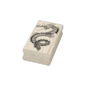 Dragon Wood Art Stamp Rubberstempel (Stempel)