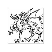 Dragon Wood Art Stamp Rubberstempel (Afrduk)