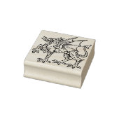 Dragon Wood Art Stamp Rubberstempel (Stempel)