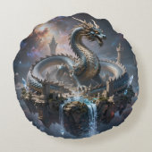 Dragon World – The Realm of Fire and Magic´2 Rond Kussen (Achterkant)