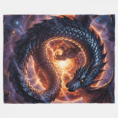 Dragon World – The Realm of Fire and Magic´3 Fleece Deken (Voorkant (Horizontaal))