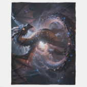 Dragon World – The Realm of Fire and Magic Fleece Deken (Voorkant)