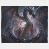 Dragon World – The Realm of Fire and Magic Fleece Deken (Voorkant (Horizontaal))