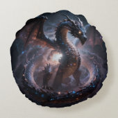 Dragon World – The Realm of Fire and Magic Rond Kussen (Achterkant)