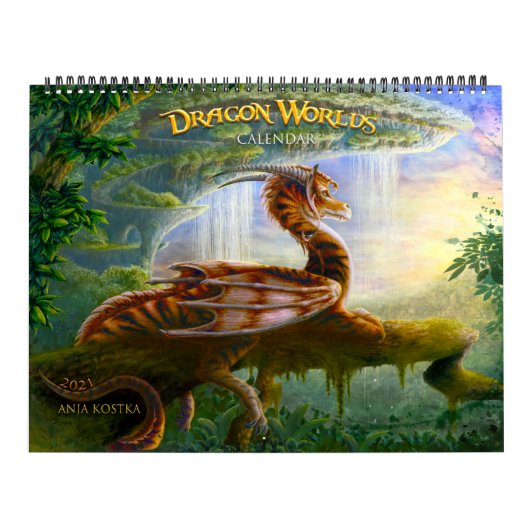 Dragon Worlds Calendar 2021 Kalender (Hoes)