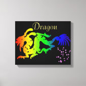 Dragon Wrapped Canvas Afdruk (Voorkant)