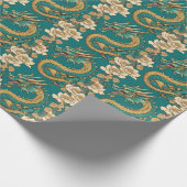 Dragon Wrapping Paper Cadeaupapier (Hoek)