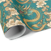 Dragon Wrapping Paper Cadeaupapier (Rol Hoek)