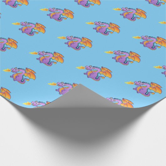 Dragon Wrapping Paper Cadeaupapier (Hoek)