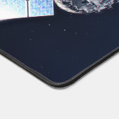 Dragon XL ruimtevaartuig met planeet Aarde op afst Bureaumat (Hoek)