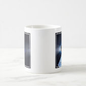 Dragon XL ruimtevaartuig met planeet Aarde op afst Koffiemok (Center)