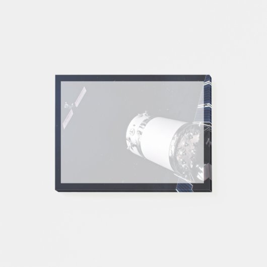 Dragon XL ruimtevaartuig nadert een maan gateway. Post-it® Notes (Voorkant)