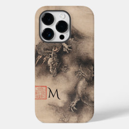 Dragon Year Chinese Zodiac Monogram Iphone C Case-Mate iPhone 14 Pro Hoesje