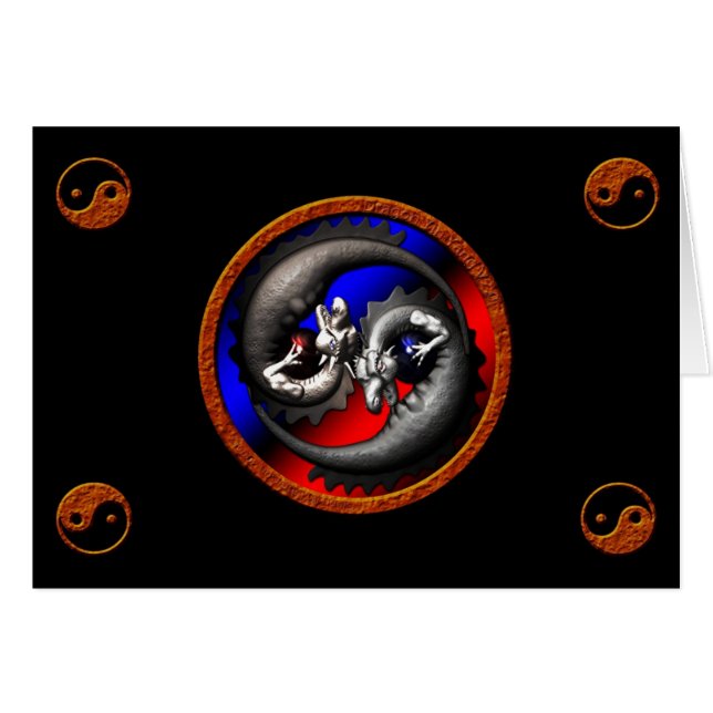 Dragon Yin-Yang (Voorkant Horizontaal)