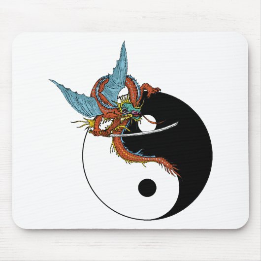 Dragon Yin Yang Gift Muismat (Voorkant)