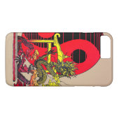 Dragon Yin Yang iPhone 7 Barely Case-Mate iPhone Case (Achterkant (Horizontaal))