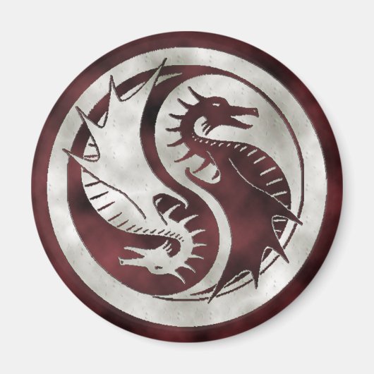 Dragon Yin Yang Magneet (Voorkant)