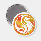 Dragon Yin Yang Magneet (Voorkant / Achterkant)