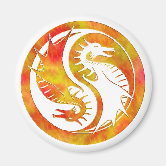 Dragon Yin Yang Magneet (Voorkant)