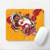 dragon yin yang muismat (Met muis)