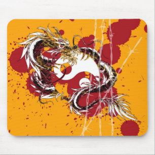 dragon yin yang muismat