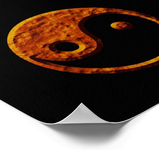 Dragon Yin-Yang Poster (Hoek)