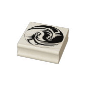 Dragon Yin Yang Rubber Stamp Rubberstempel (Stempel)