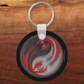 Dragon Yin-Yang Sleutelhanger (Voorkant)
