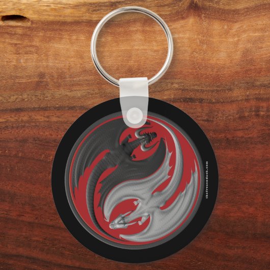 Dragon Yin-Yang Sleutelhanger (Voorkant)