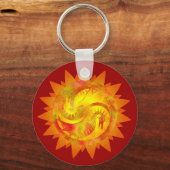 Dragon Yin Yang Sleutelhanger (Voorkant)