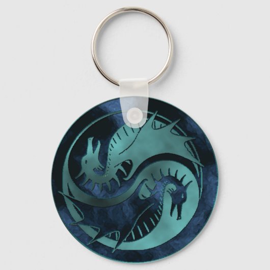 Dragon Yin Yang Sleutelhanger (Voorkant)