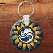 Dragon Yin Yang Sleutelhanger (Voorkant)