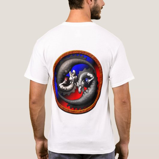 Dragon Yin-Yang T-shirt (Achterkant)