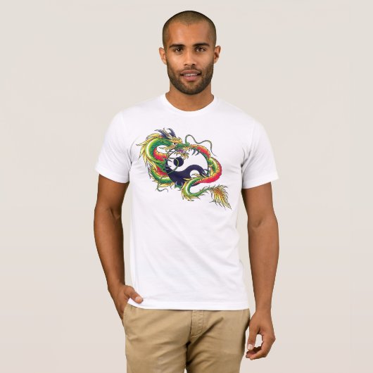 DRAGON YIN YANG T-SHIRT (Voorkant volledig)