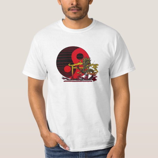 Dragon Yin Yang T-Shirt (Voorkant)