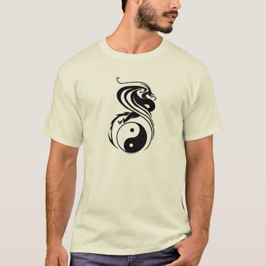 Dragon ying yang shirt (Voorkant)