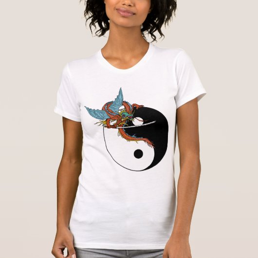Dragon Ying Yang T-Shirt (Voorkant)