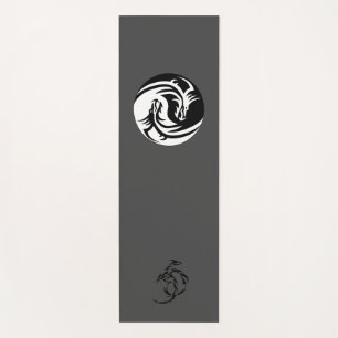 Dragon yoga mat, Yin en yang, Yin en yang yoga Yogamat