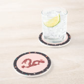 Dragon Zandsteen Onderzetter (Zijkant)