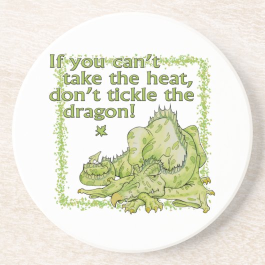Dragon Zandsteen Onderzetter (Voorkant)