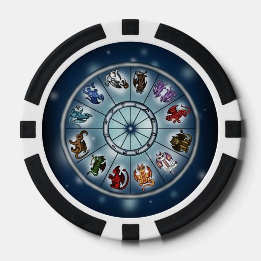 Dragon Zodiackens poker chips (Voorkant)