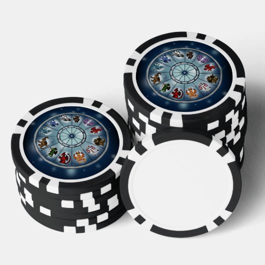 Dragon Zodiackens poker chips (Opstapeling)