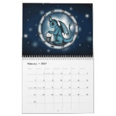 Dragon Zodiacsignagenda Kalender (Feb 2027)