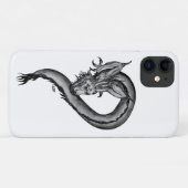 Dragon zwart-wit ontwerp Case-Mate iPhone case (Achterkant (horizontaal))