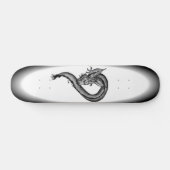 Dragon zwart-wit ontwerp persoonlijk skateboard (Horizontaal)