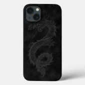  dragon zwarte rook Case-Mate iPhone case (Achterkant)