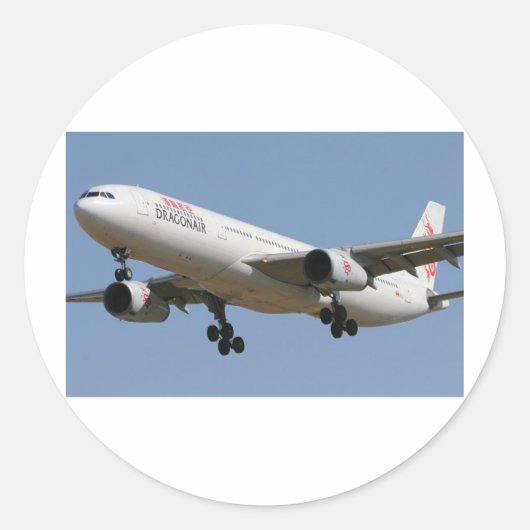 Dragonair Ronde Sticker (Voorkant)