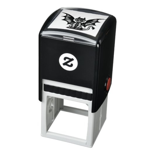 Dragonbaby blauw  zelfinktende stempel (Product)