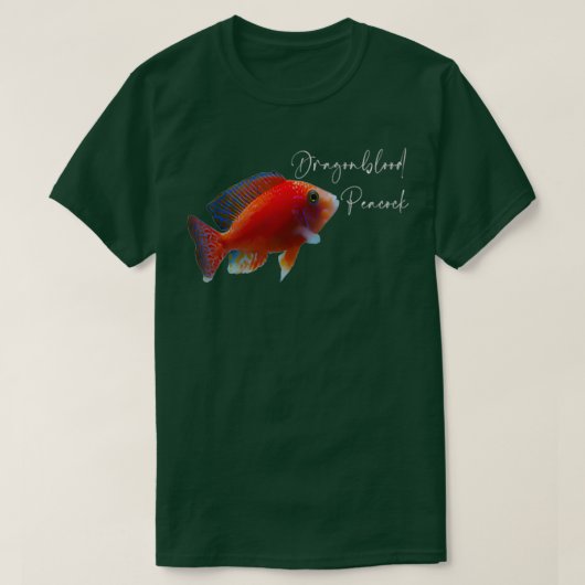 Dragonblood Peacock T-shirt (Design voorkant)